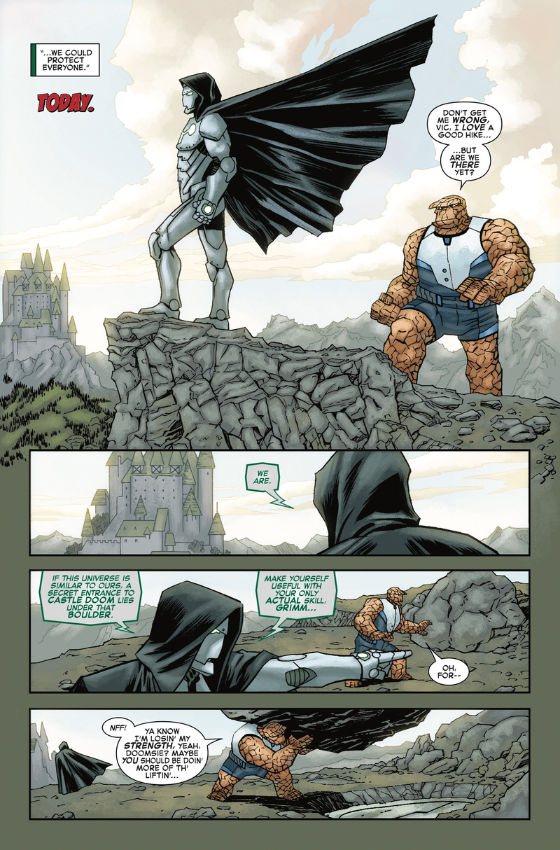 Illustration for article titled Doom and The Thing team up in this Marvel Two-In-One Annual exclusive